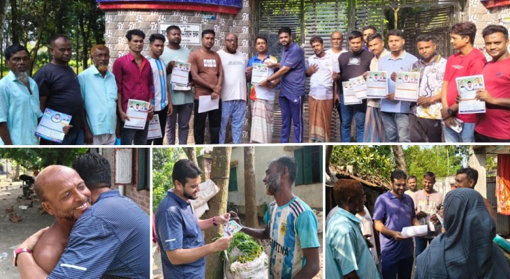 দ্বারে দ্বারে ইমদাদুল হক ইমদাদ, ষষ্ঠ দিনের গণসংযোগে চাইলেন মানুষের দোয়া